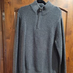 LL Bean Men's 100% Organic Cotton Sweater NWT 1/4 Zip